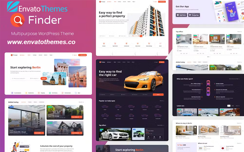 Finder – Multipurpose Directory & Listing WordPres