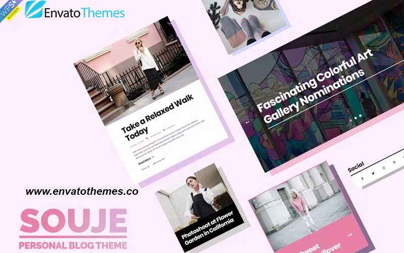 Souje – Personal WordPress Blog Theme