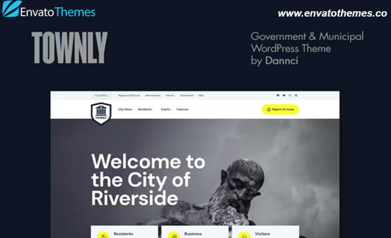 Townly – Government & Municipal WordPress Theme