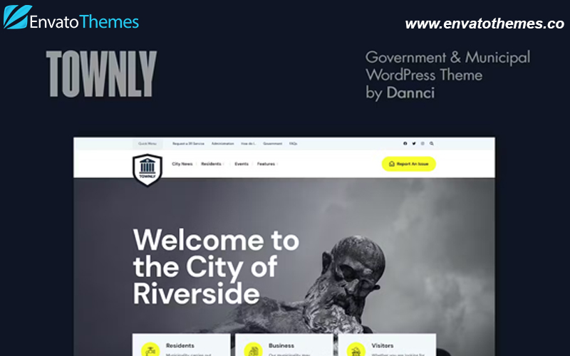 Townly – Government & Municipal WordPress Theme