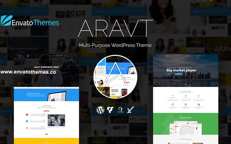 Aravt – Creative MultiPurpose WordPress Theme