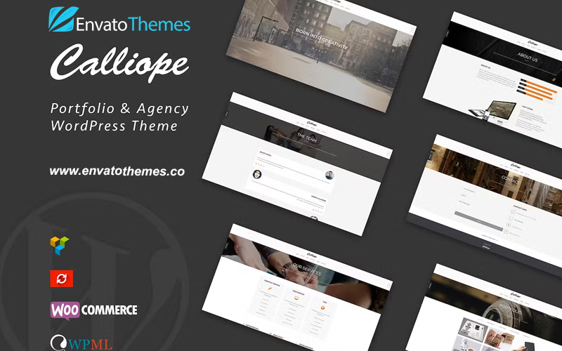 Calliope – Portfolio & Agency WordPress Theme