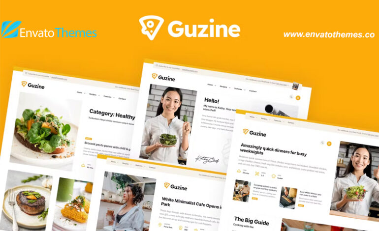 Guzine: Adsense Ready Magazine WordPress Theme