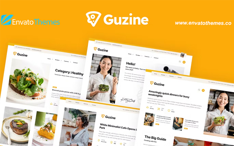 Guzine: Adsense Ready Magazine WordPress Theme