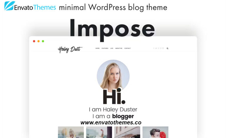 Impose Blog – A WordPress Blog Theme For Bloggers