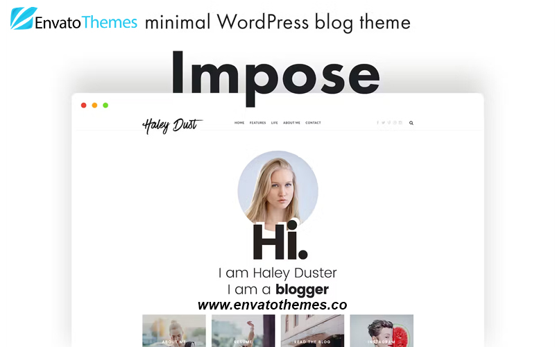 Impose Blog – A WordPress Blog Theme For Bloggers