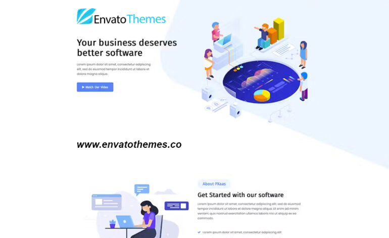 PXaas – App & Software Landing Page Theme