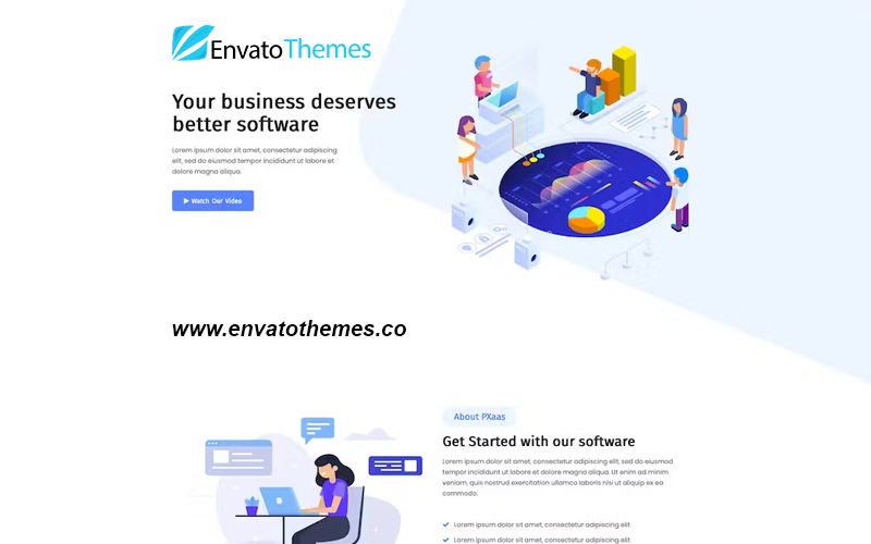 PXaas – App & Software Landing Page Theme