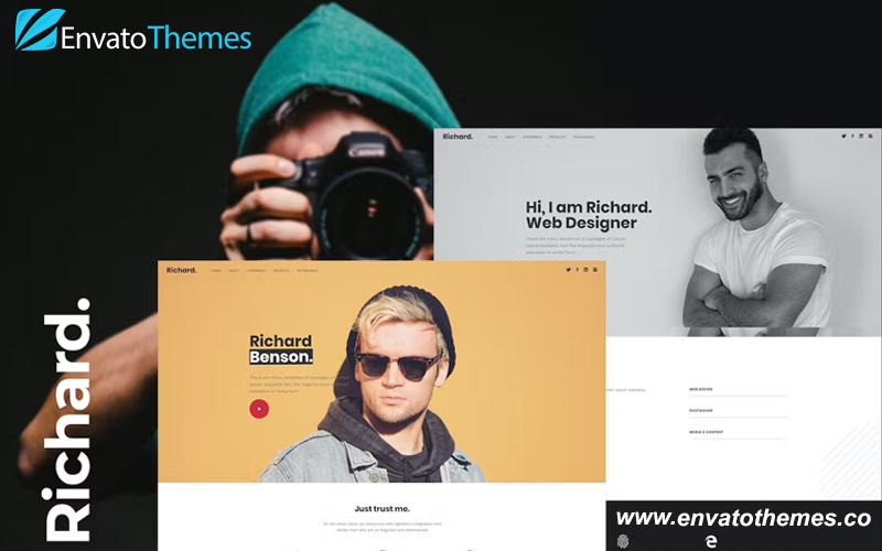 Richard – Onepage Personal WordPress Theme
