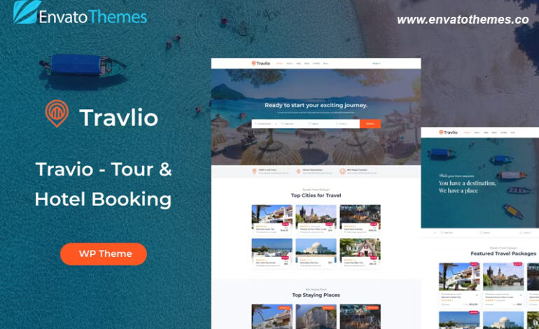 Travlio – Travel Booking WordPress Theme