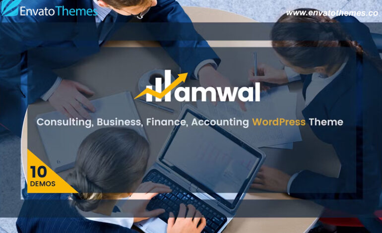 Amwal | Consulting Finance WordPress Theme