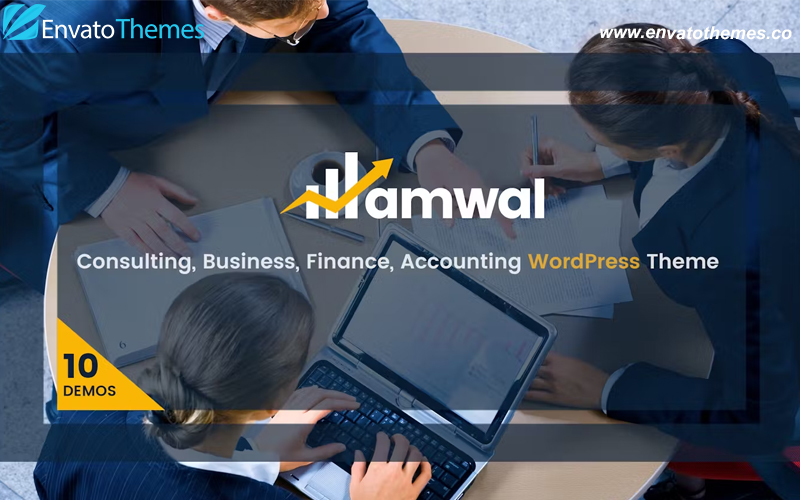 Amwal | Consulting Finance WordPress Theme