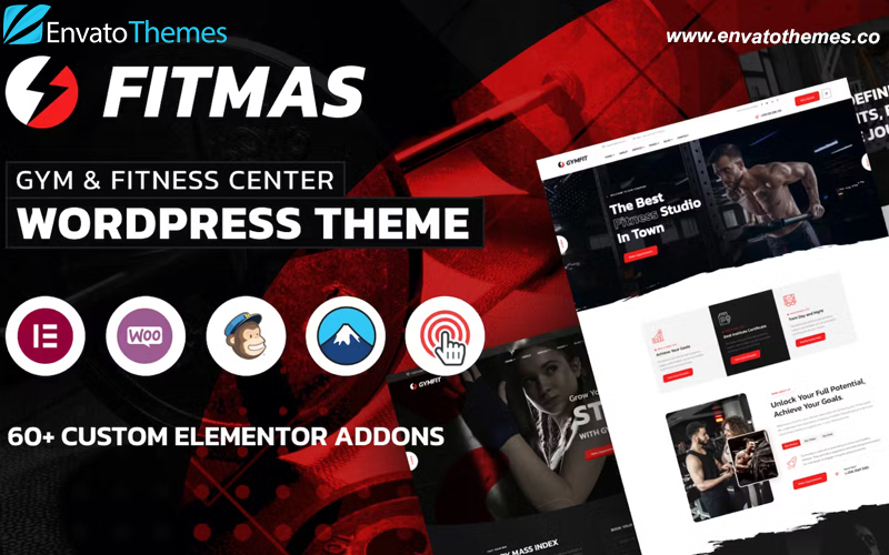 Fitmas – Gym & Fitness Center WordPress Theme