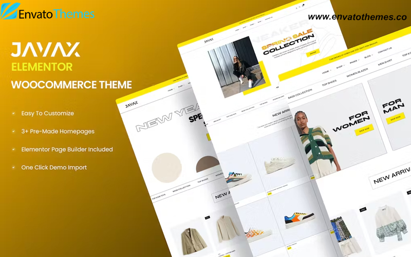 Javax – Elementor WooCommerce Theme