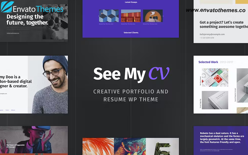 See My CV – Resume WordPress Theme