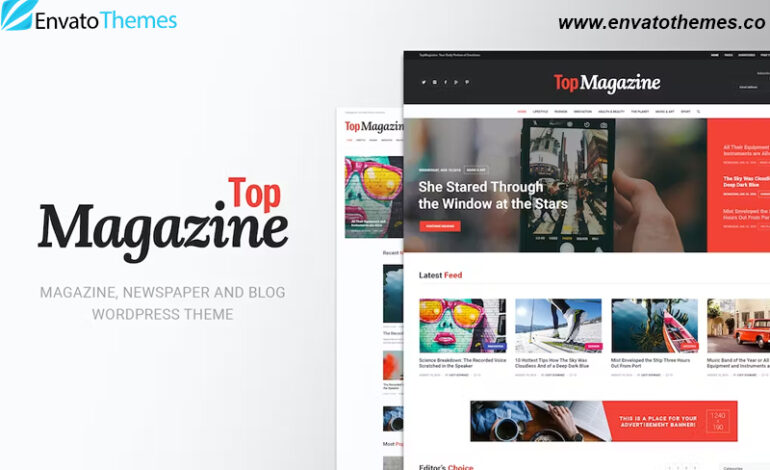 Top Magazine – News WordPress Theme