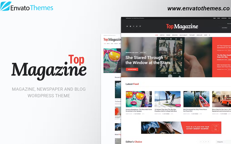 Top Magazine – News WordPress Theme