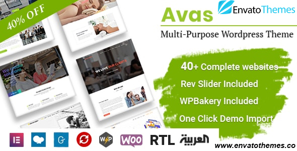 Avas v6.4.7 – Multi-Purpose WordPress Theme