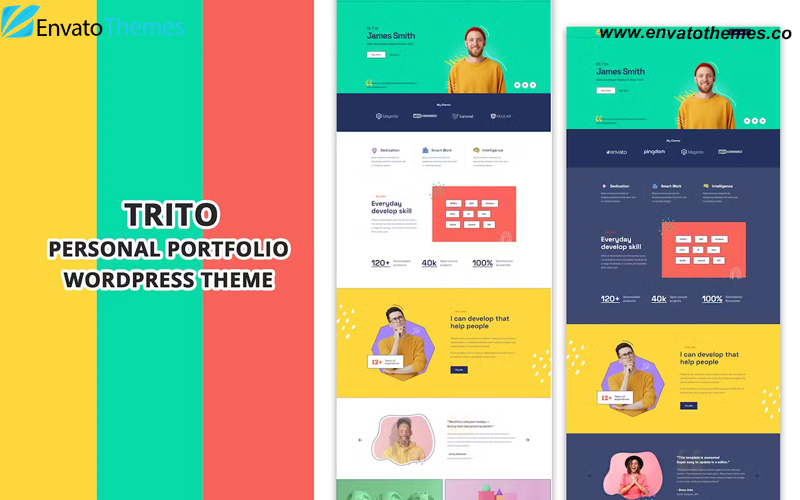 Trito – Personal Portfolio WordPress Theme