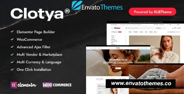 Clotya v1.2.2 – Fashion Store eCommerce Theme