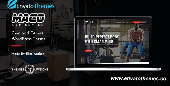 Maco v1.7 – Gym and Fitness WordPress Theme