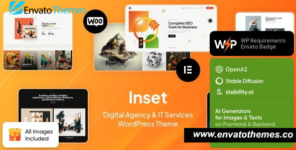 Inset v1.1.2 – Digital Agency & IT Services WordPress Theme