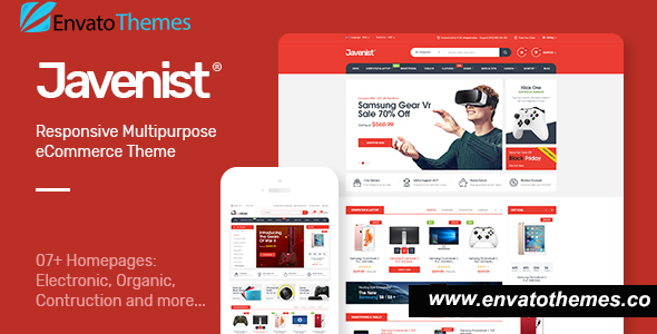 Javenist v1.3.2 – Multipurpose eCommerce WordPress Theme