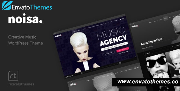 Noisa v2.6.0 – Music Producers, Bands & Events Theme for WordPress
