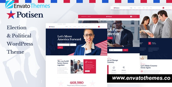 Potisen v1.1.8 – Election & Political WordPress Theme