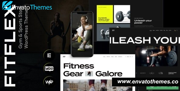 FitFlex v1.0 – Gym & Sports Store WordPress Theme