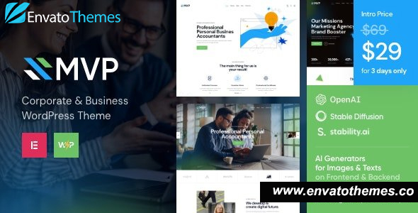 MVP v1.0 – Finance WordPress Theme