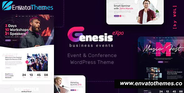GenesisExpo v1.4.10 – Business Events & Conference Theme